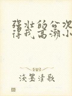 强壮的公次次弄得我高潮小说