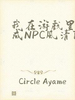 我在游戏里被当成NPC风清陨