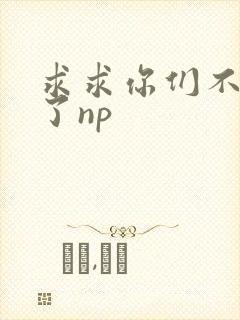 求求你们不要做了np