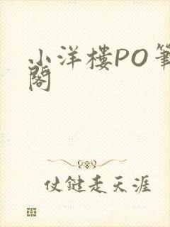 小洋楼PO笔趣阁