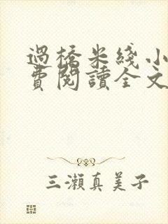 过桥米线小说免费阅读全文