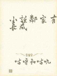 小说邻家有女初长成