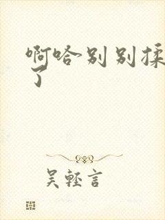 啊哈别别揉那处了