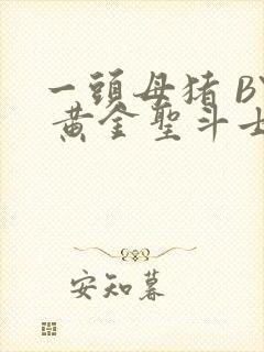 一头母猪 BY 黄金圣斗士