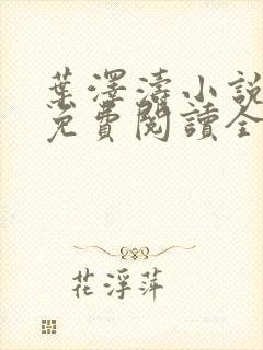 叶泽涛小说全文免费阅读全文