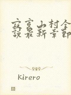 寂寞山村全部小说最新章节