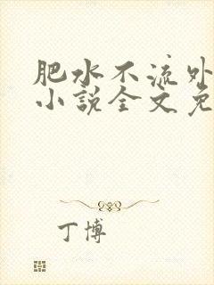 肥水不流外人田小说全文免费阅读1