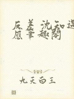 反差 沈知遇晏应笔趣阁