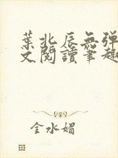 叶北辰无弹窗全文阅读笔趣阁