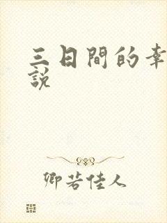 三日间的幸福小说