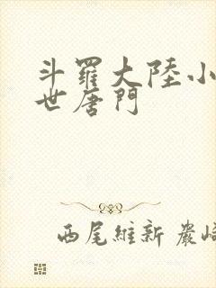 斗罗大陆小说绝世唐门