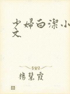 少妇白洁小说全文