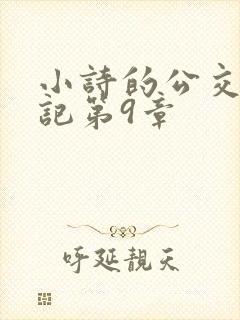 小诗的公交车日记第9章
