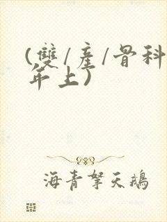 (双/产/骨科年上)