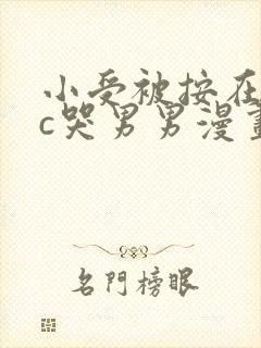 小受被按在墙上c哭男男漫画