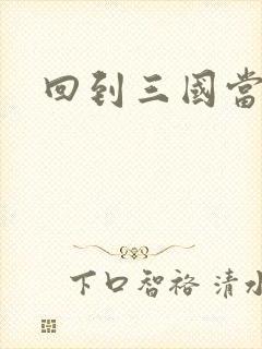 回到三国当军阀