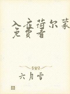 入夜荷尔蒙电影免费看