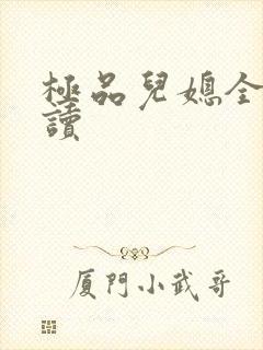 极品儿媳全文阅读