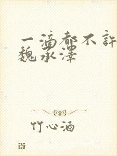 一滴都不许漏 魏承泽