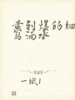 黄到爆的细节描写滴水