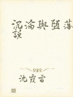 沉沦与堕落的小说