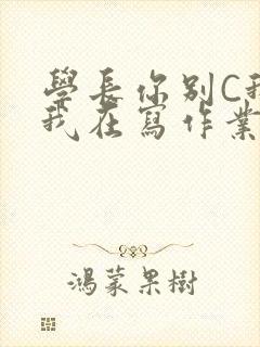 学长你别C我了我在写作业