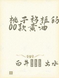 桃子移植的1000款黄油