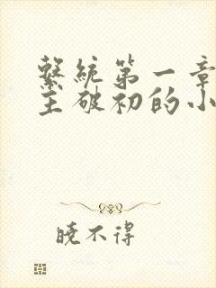 系统第一章给宿主破初的小说