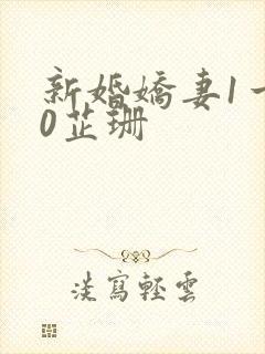 新婚娇妻1一40芷珊
