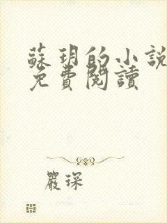 苏玥的小说全文免费阅读