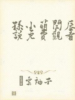 孙小萌闫辰的小说免费观看