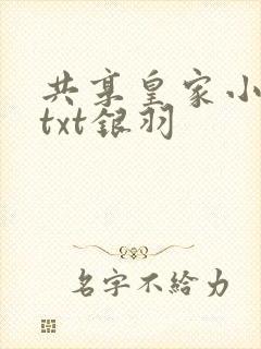 共享皇家小公主txt银羽