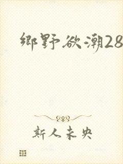 乡野欲潮28章