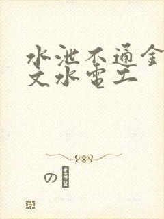 水泄不通金银原文水电工