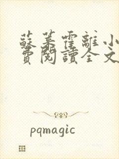 苏莱霍离小说免费阅读全文