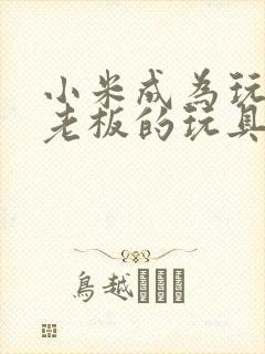 小米成为玩具店老板的玩具