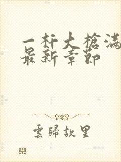 一杆大枪满屋扫最新章节