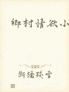 乡村情欲小说