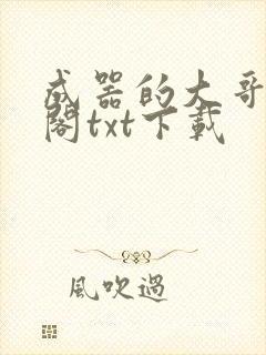 成器的大哥笔趣阁txt下载