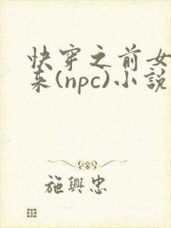 快穿之前女友归来(npc)小说免费阅读