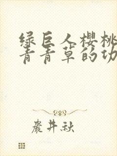 绿巨人樱桃荔枝青青草的功效