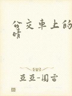 公交车上的诗请晴