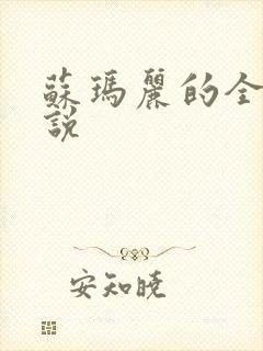 苏玛丽的全部小说