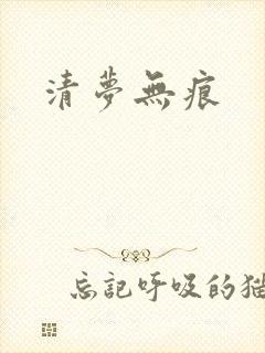 清梦无痕