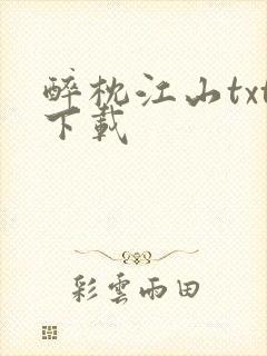 醉枕江山txt下载