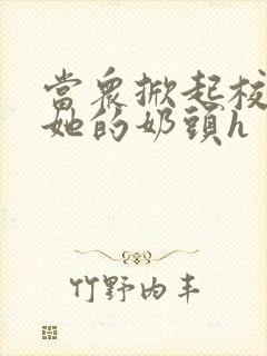 当众掀起校服揉她的奶头h