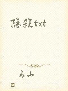 隐杀txt