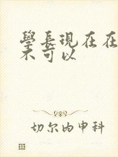 学长现在在上课不可以