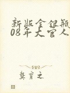 新版金银瓶2008年大官人