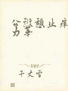 公愆憩止痒古悦力华